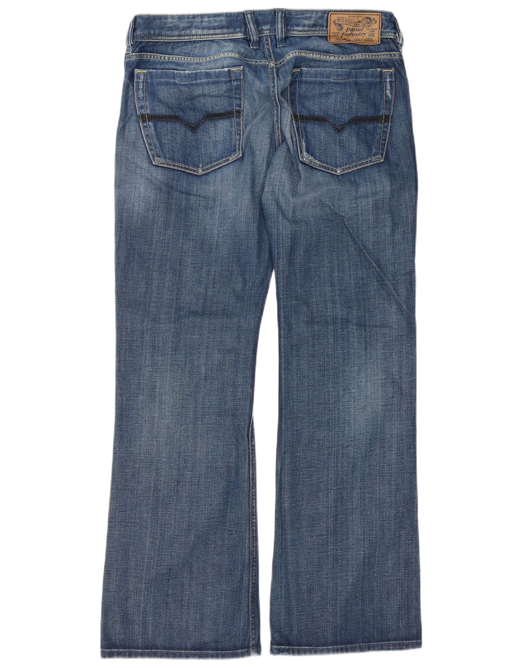 Blugi pentru bărbați Diesel Zathan Regular Bootcut W34 L32 Bumbac albastru