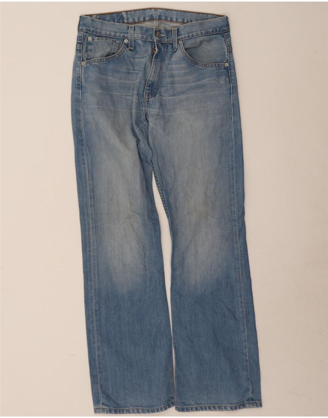 Blugi pentru bărbați LEVI'S 507 Bootcut W32 L32 Bumbac albastru