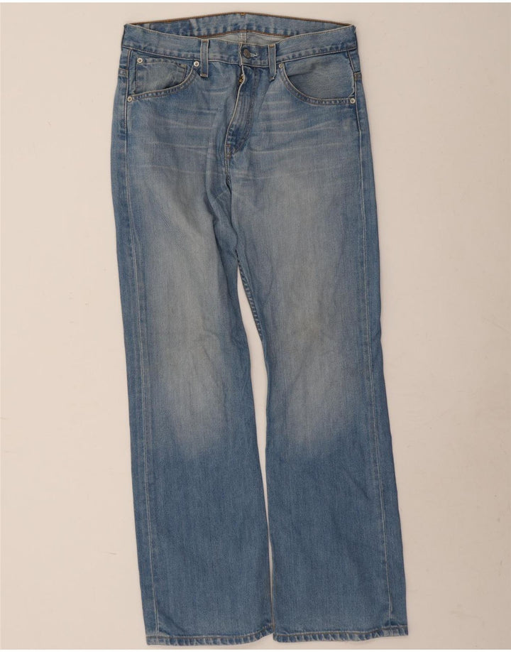 Blugi pentru bărbați LEVI'S 507 Bootcut W32 L32 Bumbac albastru