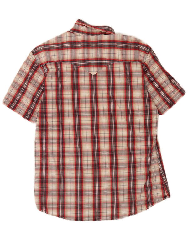 Cămașă cu mânecă scurtă pentru bărbați Levi's Classic Fit, mare, roșu, din bumbac