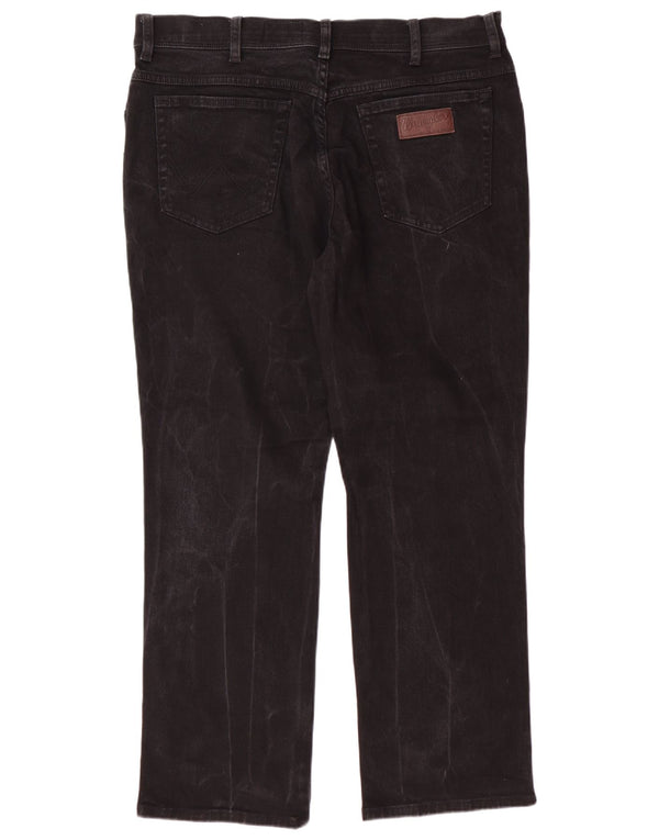 WRANGLER Blugi pentru bărbați Texas Stretch drepte W38 L30 bumbac negru