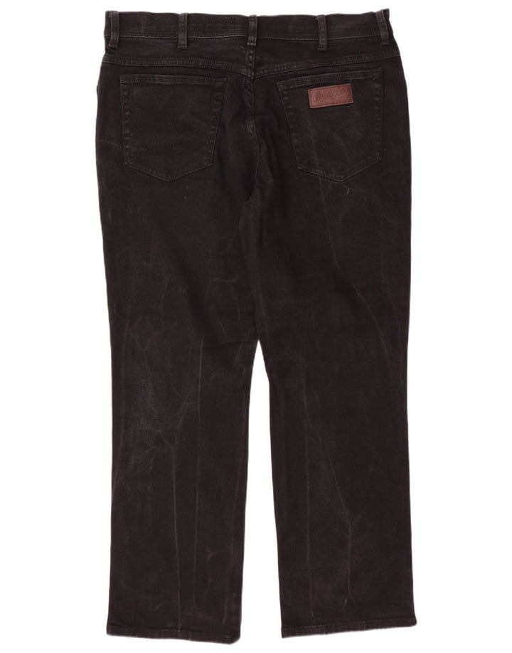 WRANGLER Blugi pentru bărbați Texas Stretch drepte W38 L30 bumbac negru