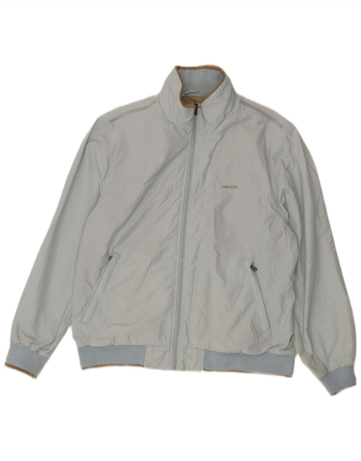 Geox Respira Bomber Jacket pentru bărbați UK 40, mare, albastru, bumbac