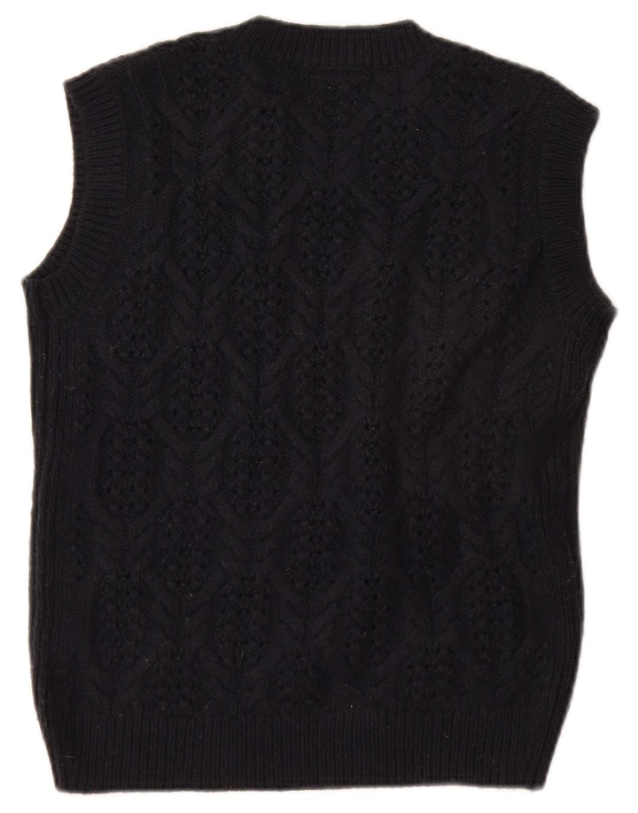 MARKS & SPENCER Vestă Tank Top pentru femei UK 10 Mic Acrilic bleumarin