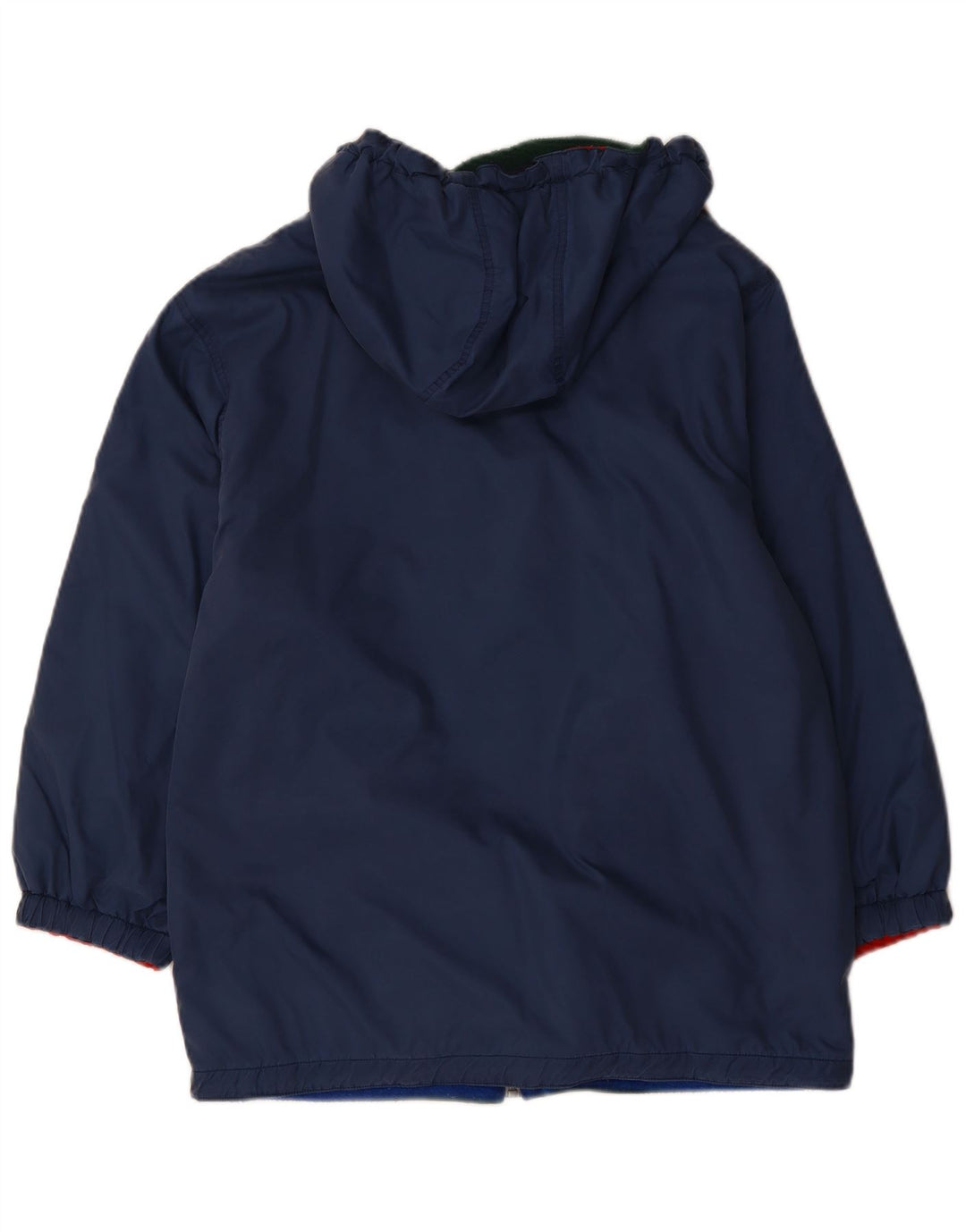 Jachetă reversibilă cu glugă supradimensionată pentru femei VINTAGE UK 12 Medium Bleumarin