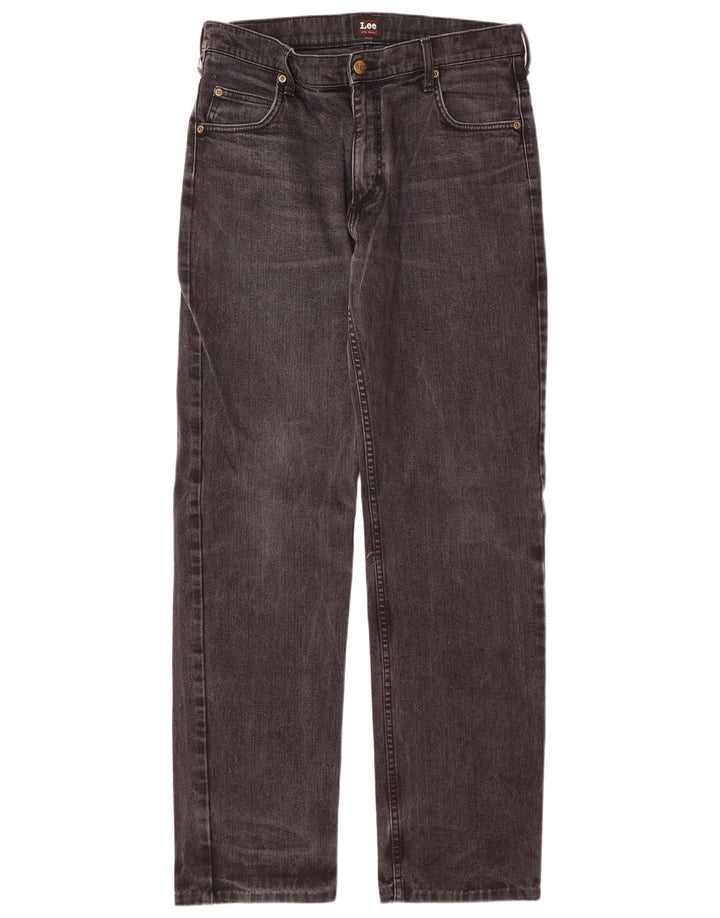 Blugi LEE Brooklyn Straight pentru bărbați W34 L33 bumbac gri