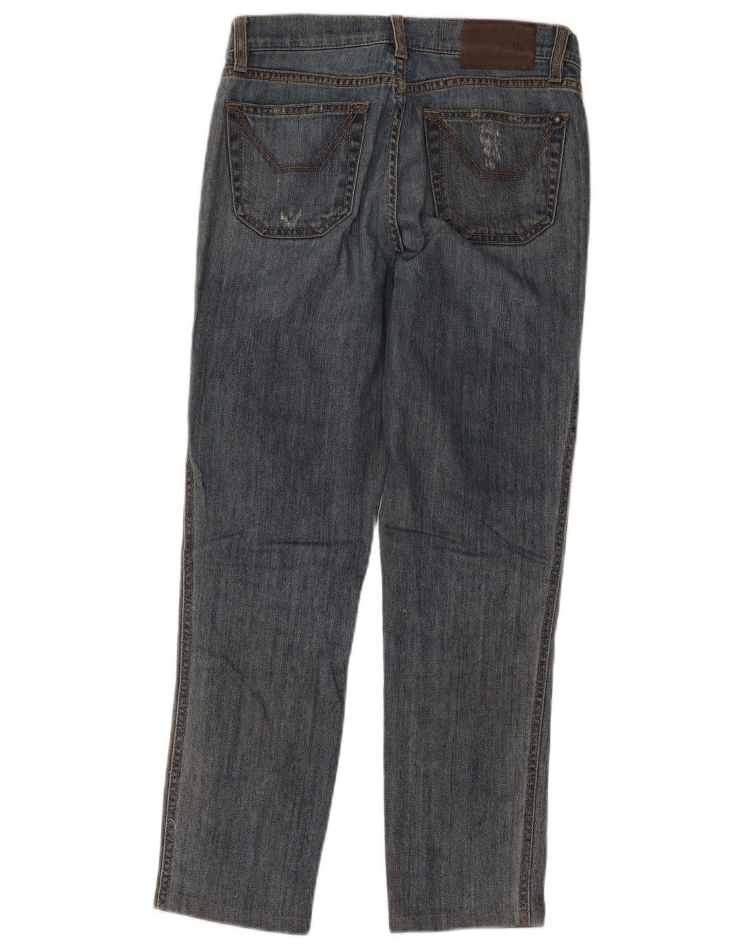 Jeckerson Blugi slim pentru femei Distressed W26 L26 Bumbac albastru