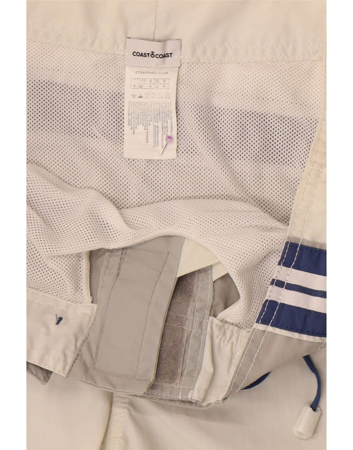 Pantaloni scurți de înot grafic pentru bărbați Coast, gri mediu, poliamidă color bloc
