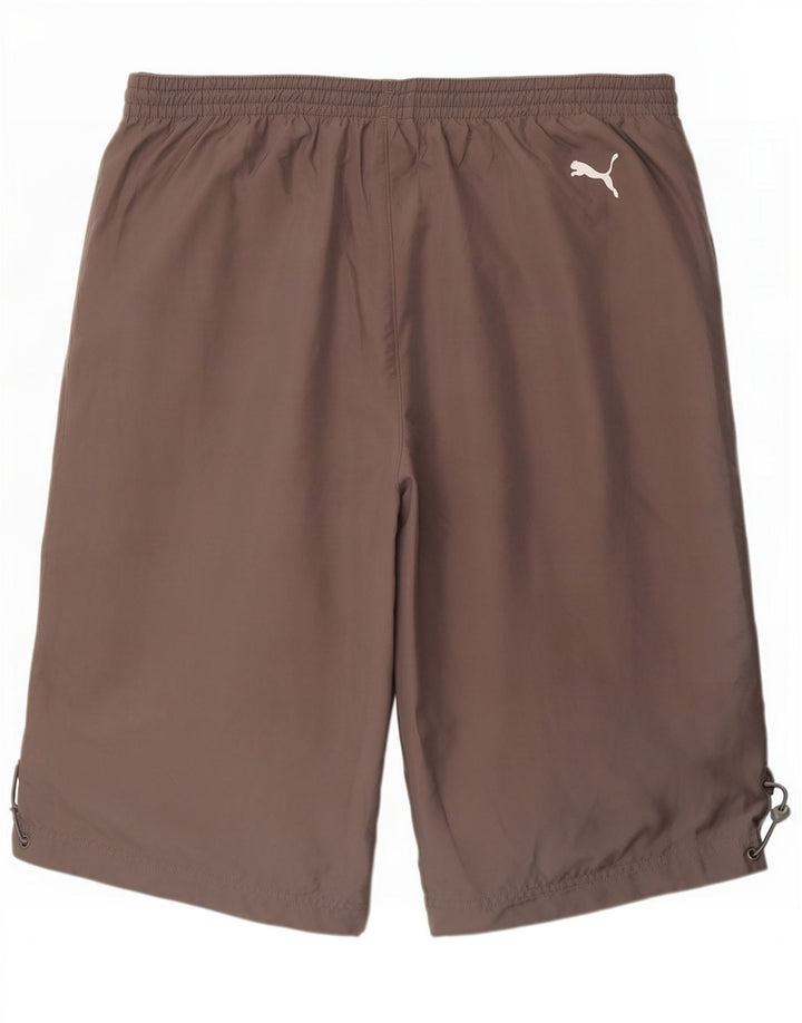 Pantaloni scurți sport Puma Graphic Bermuda pentru bărbați, poliester mediu gri