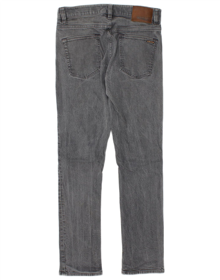 Blugi drepti pentru bărbați Volcom Vorta Slim W30 L30 bumbac gri