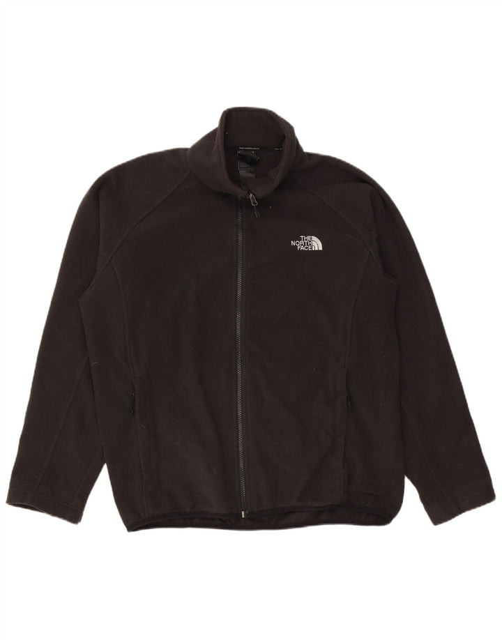 The North Face Mens Liner Fleece Jacket UK 38 Medium Black Poliester