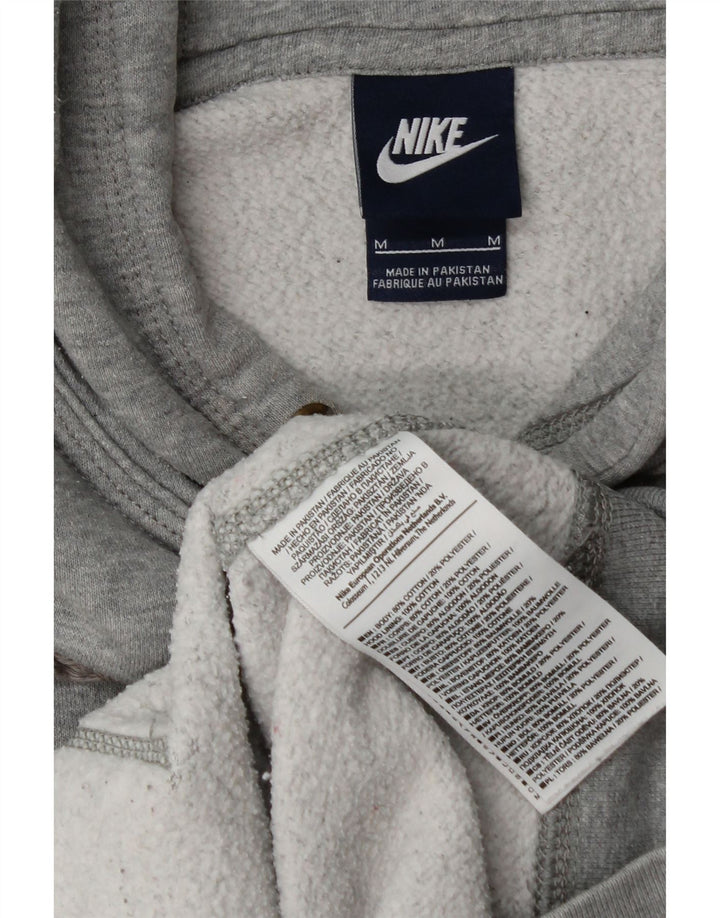 Pulover Nike pentru bărbați, bumbac cu pete, gri mediu