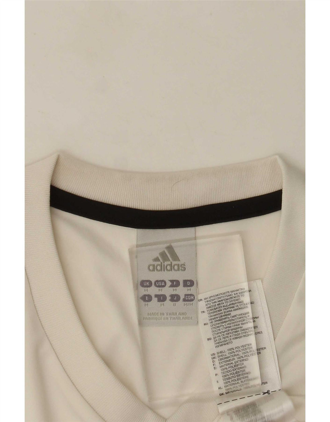 Tricou Adidas Climalite pentru bărbați Top Medium Alb Poliester