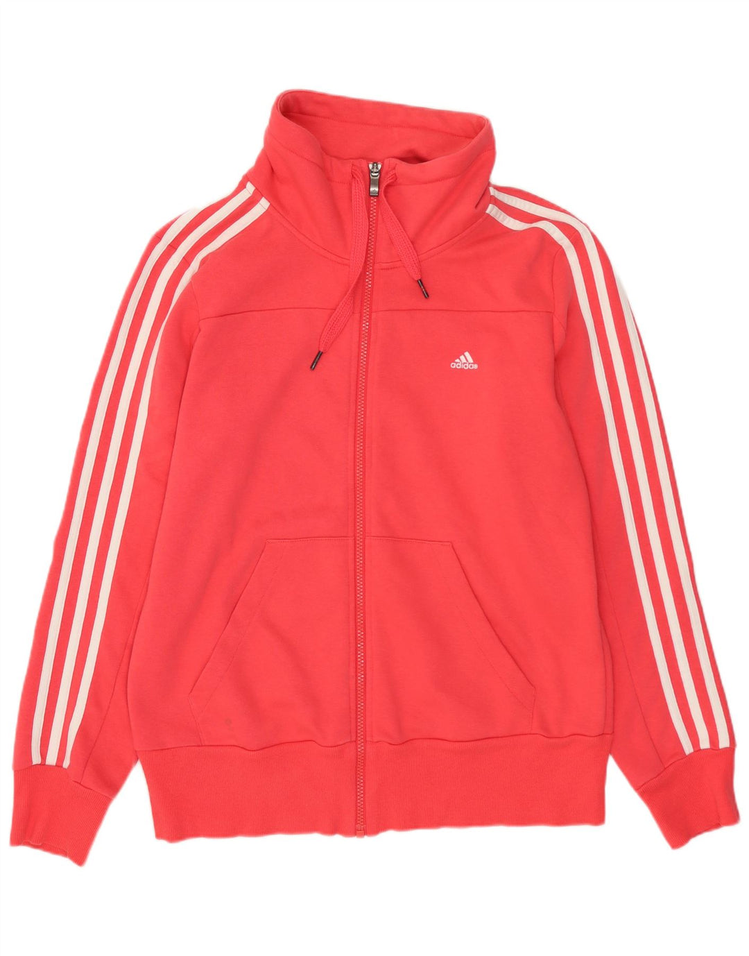 Jachetă de top pentru trening Adidas Climalite pentru femei UK 12/14 Roz mediu