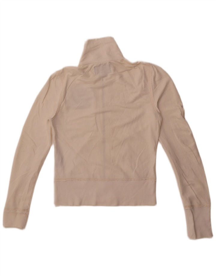 Jachetă de top pentru trening grafic Polo Ralph Lauren pentru femei UK 10 Small White