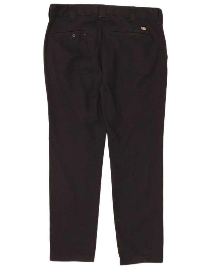 DICKIES Pantaloni chino slim pentru bărbați L36 L32 Poliester negru