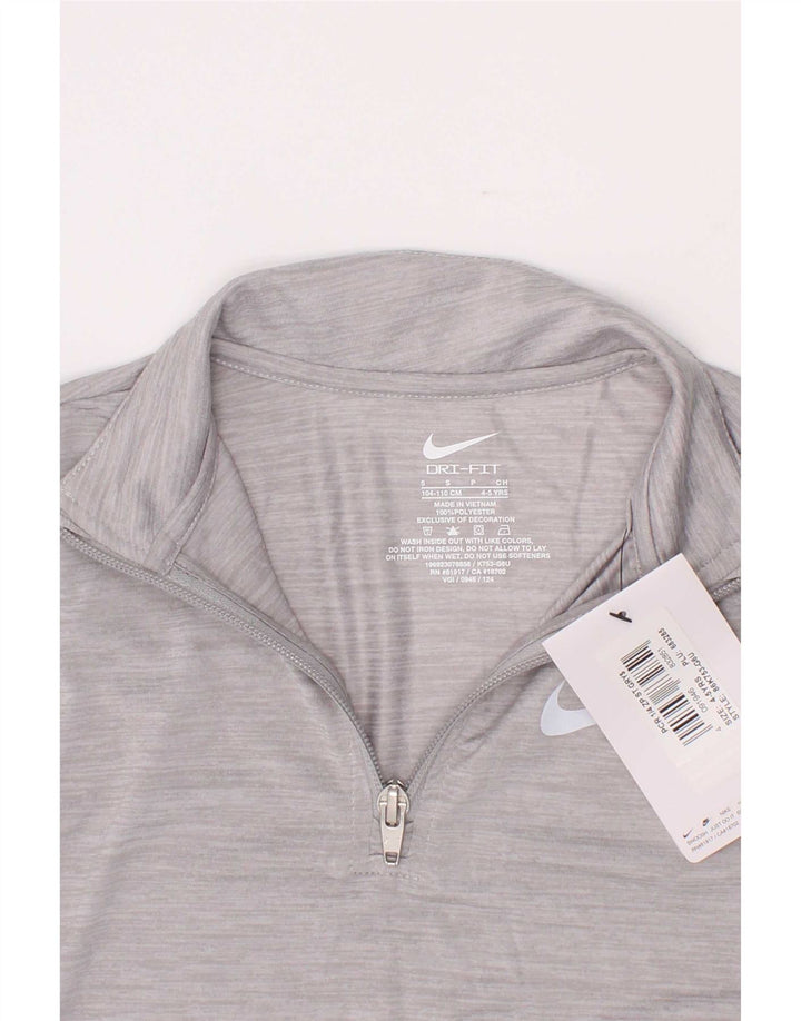Trening pentru băieți Dri Fit Pullover Top 4-5 ani, mic, gri, pete