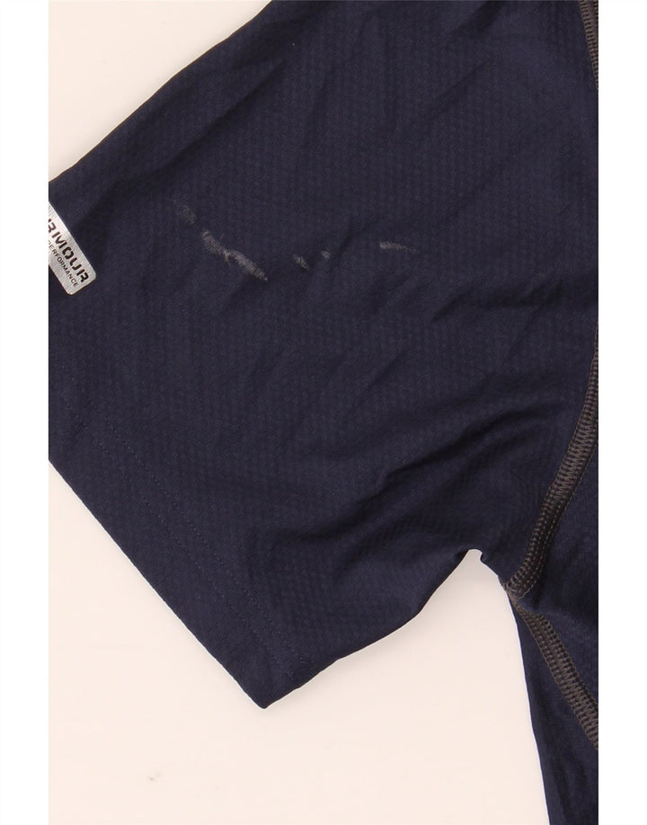 Tricou Under Armour pentru bărbați Heat Gear Top mic poliester bleumarin