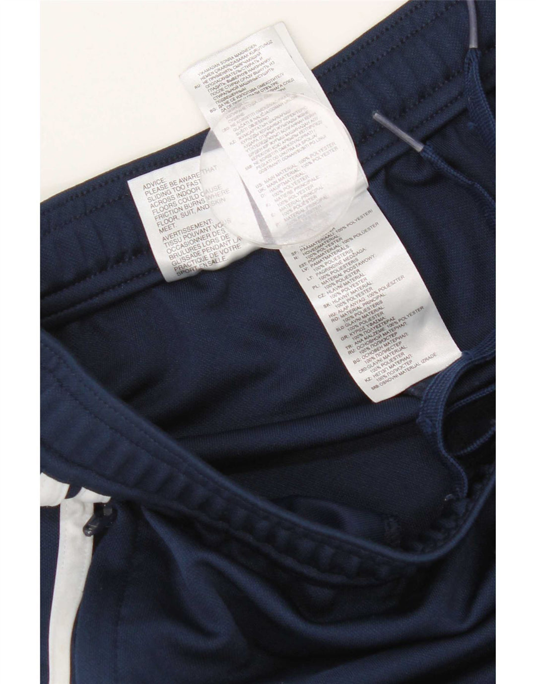 Pantaloni de trening Adidas Climalite pentru bărbați, poliester, albastru mic