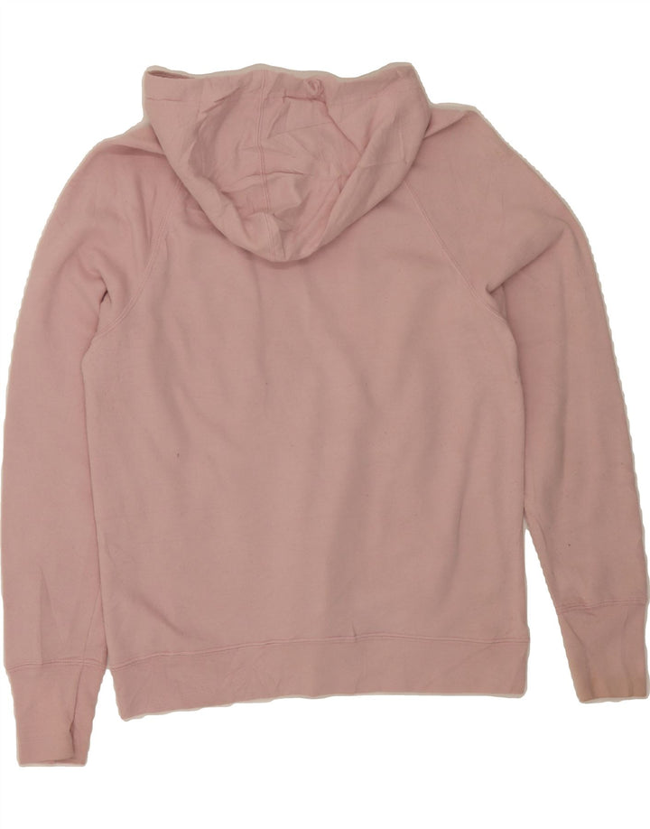 CHAMPION Womens Graphic Hoodie Jumper UK 14 Medium Pink Polyester Vintage Champion and Second-Hand Champion from Messina Hembry 
