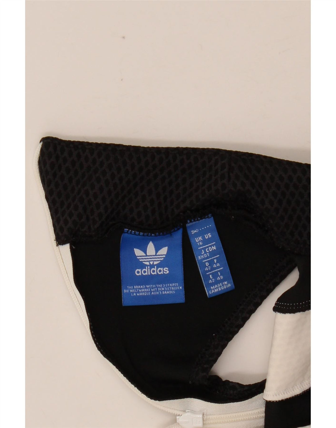 Rochie ADIDAS cu grafică pentru femei, UK 16, mare, albă, color block