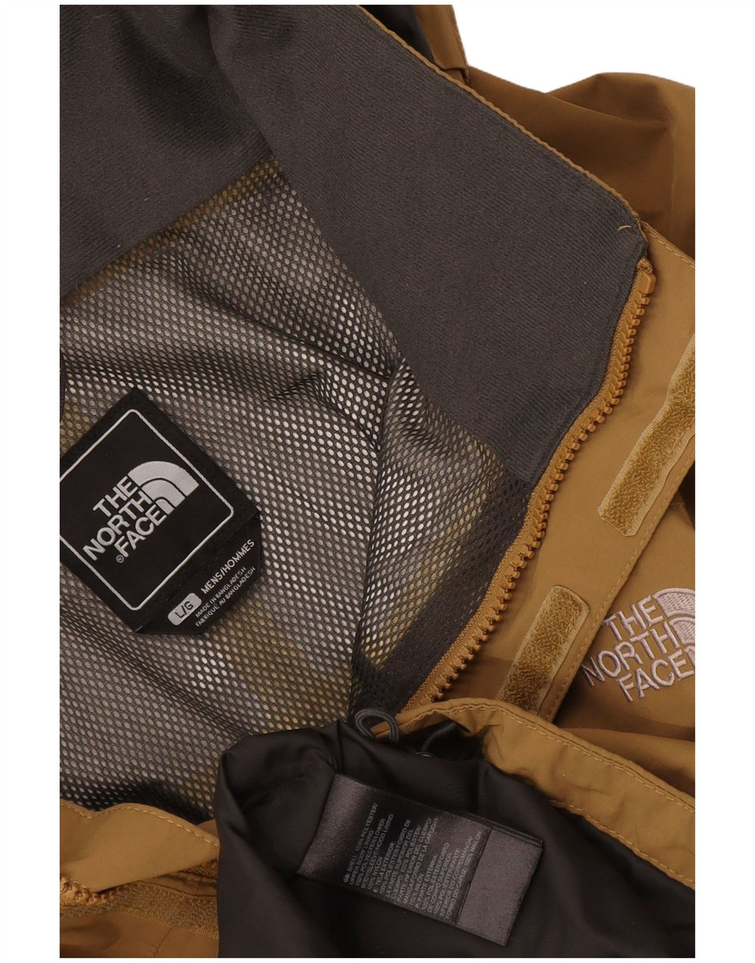 Jachetă de ploaie cu glugă pentru bărbați The North Face UK 40 Poliester maro mare
