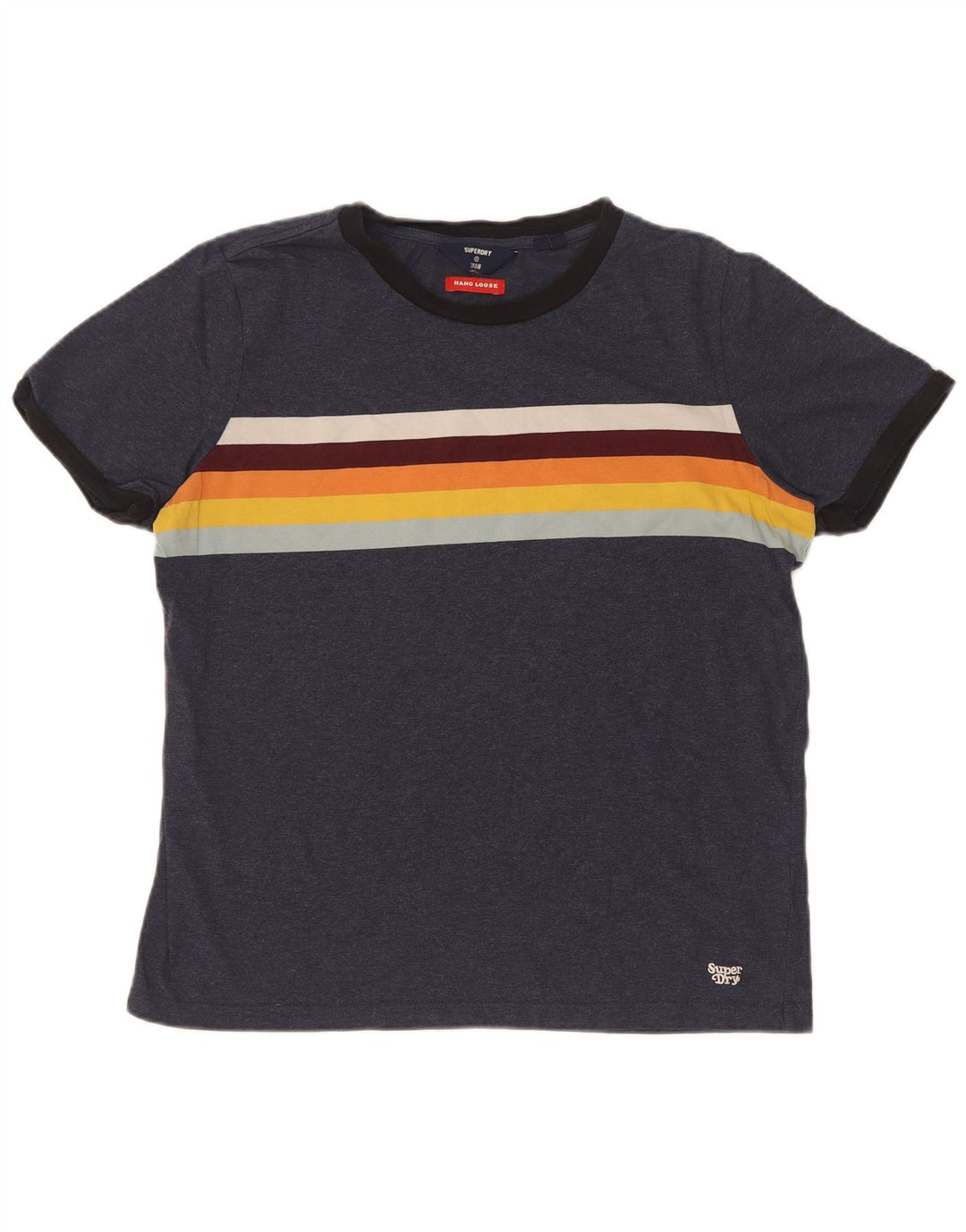 Tricou Superdry Bărbați Top Mediu Bleumarin Colorblock