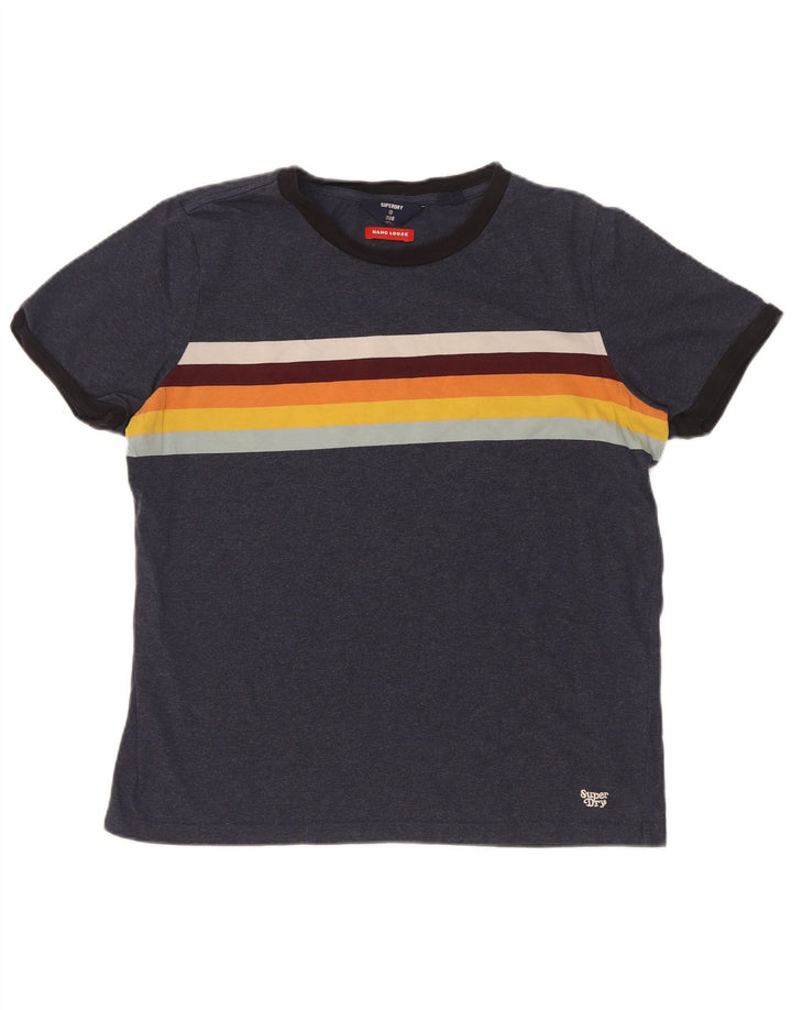 Tricou Superdry Bărbați Top Mediu Bleumarin Colorblock