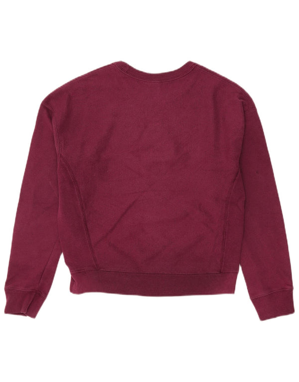 Pulover supradimensionat pentru femei Champion UK 10 Bumbac Burgundy mic