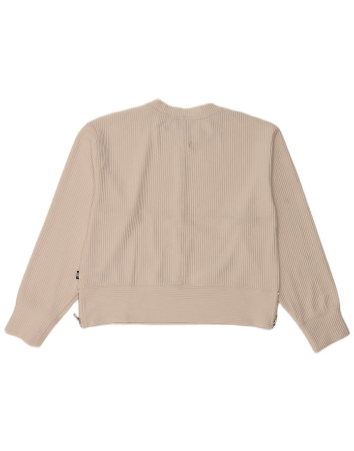 Pulover Dkny pentru femei UK 14 Poliester alb mediu