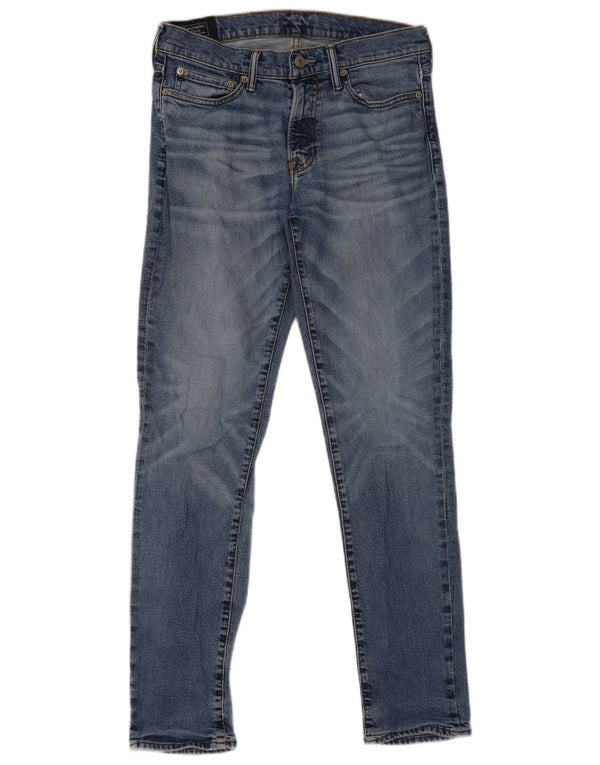 Blugi skinny pentru bărbați Abercrombie & Fitch Rustin Athletic W31 L32 Bumbac albastru