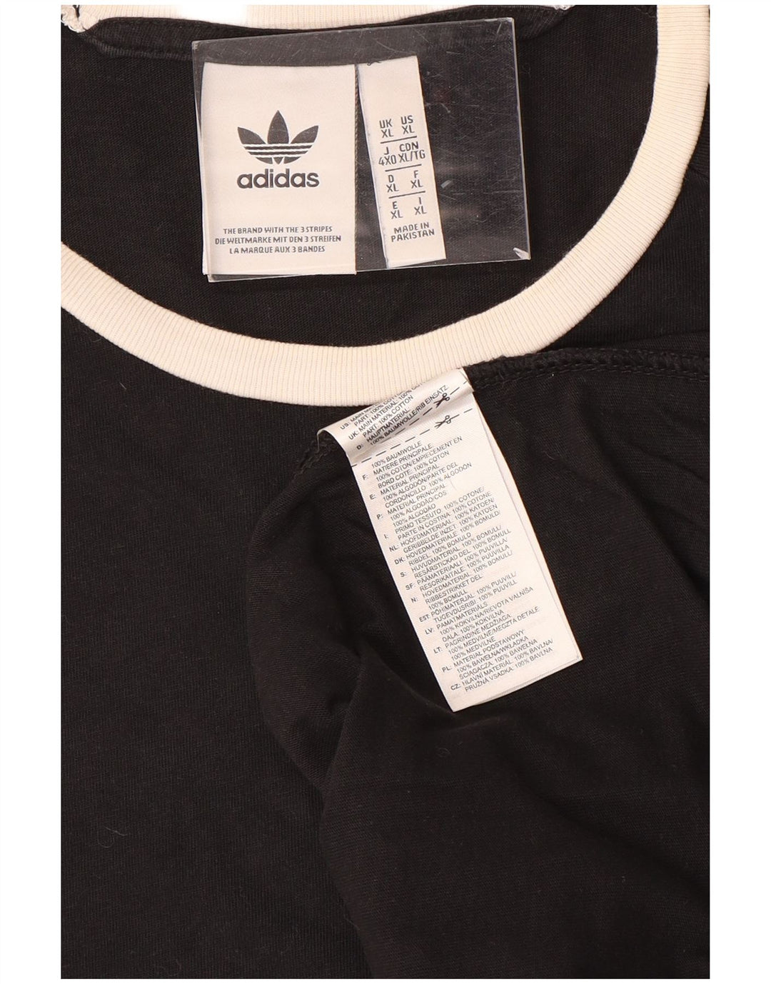 Tricou pentru bărbați Adidas Top XL bumbac negru