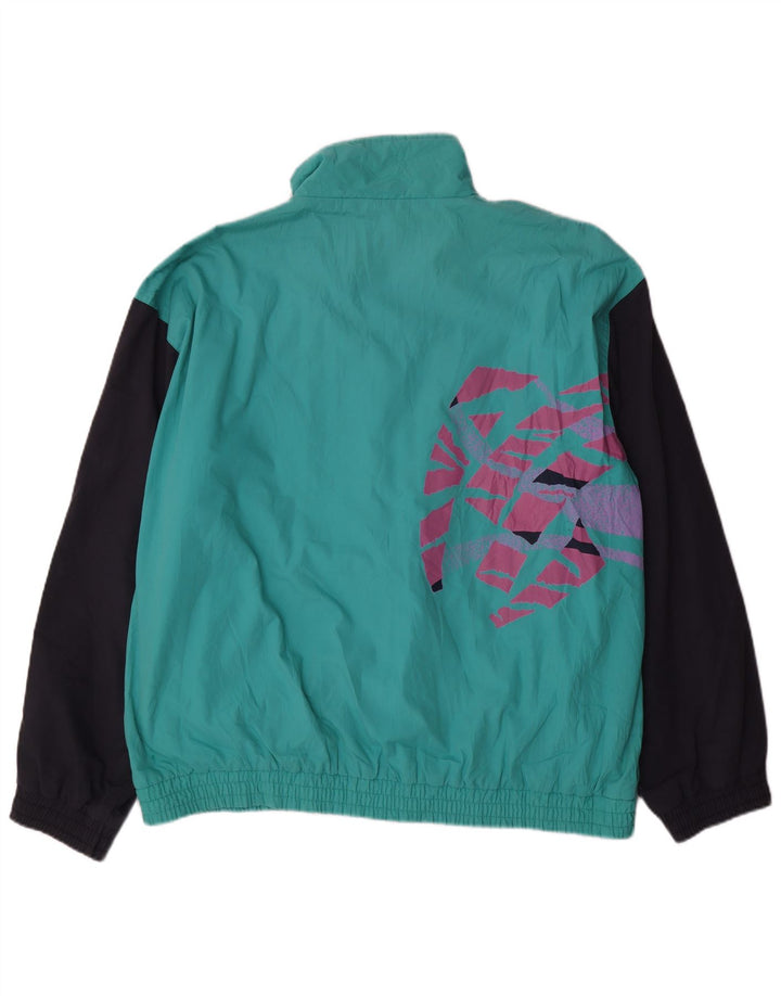 Jachetă de trening pentru bărbați VINTAGE, XL, turcoaz, din poliester