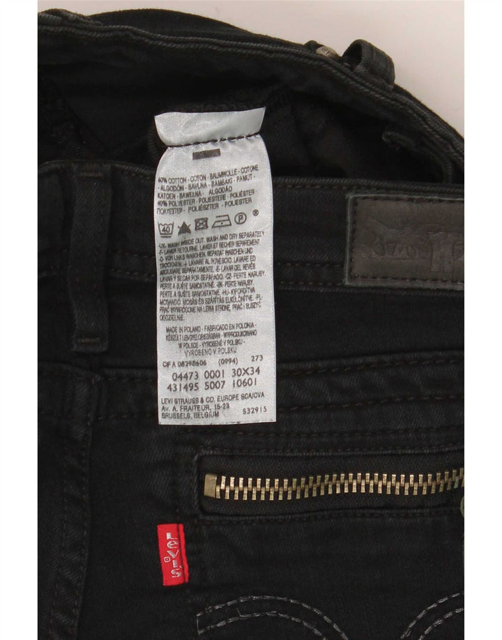 Blugi skinny pentru femei Levi's W30 L29 bumbac negru