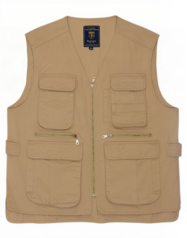 Gilet Dolomite pentru bărbați, UK 42 XL, bej, bumbac