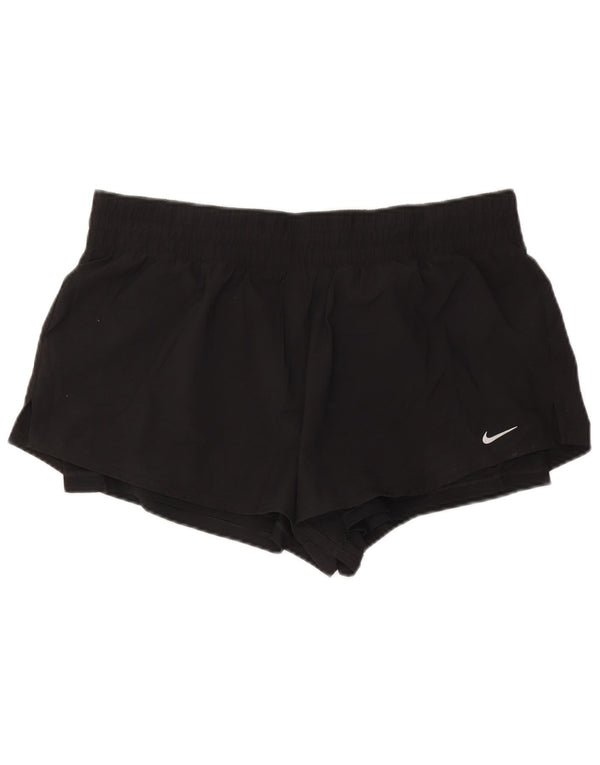 Nike Womens Dri Fit Sport Shorts UK 18 XL  Black Polyester