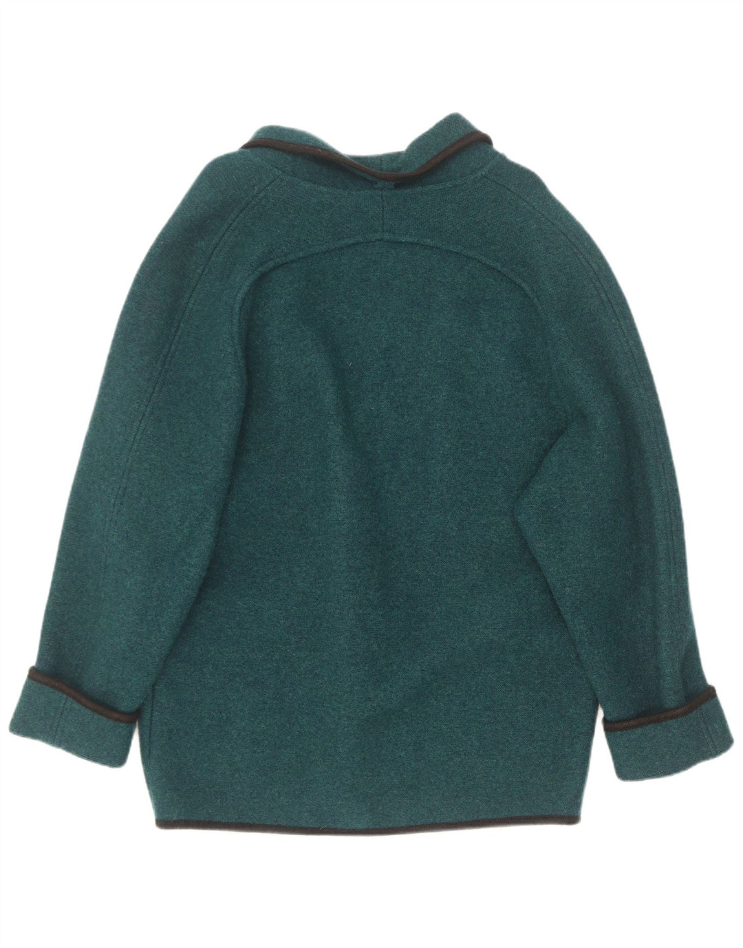 Jachetă vintage supradimensionată pentru femei, cu două pieptări, EU 38, verde mediu