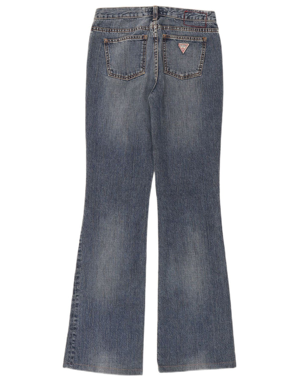 Blugi evazați pentru femei Guess W26 L32 bumbac albastru