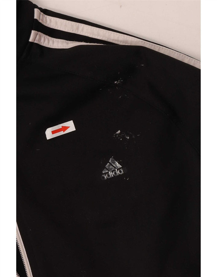 Jachetă de trening Adidas pentru femei UK 12/14 Poliester mediu negru