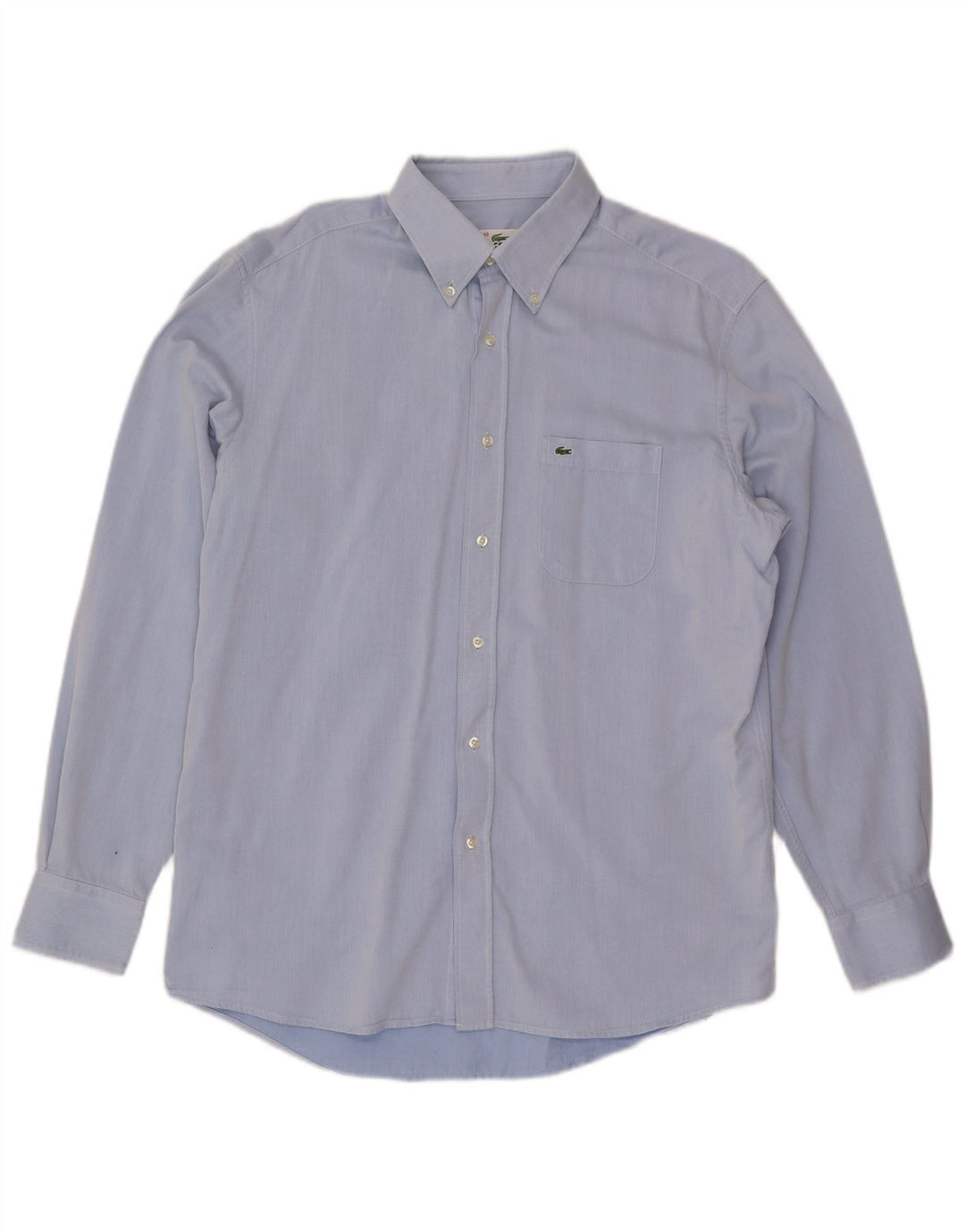 Cămașă LACOSTE pentru bărbați, cu ajustare normală, mărimea 43, mare, albastru, bumbac