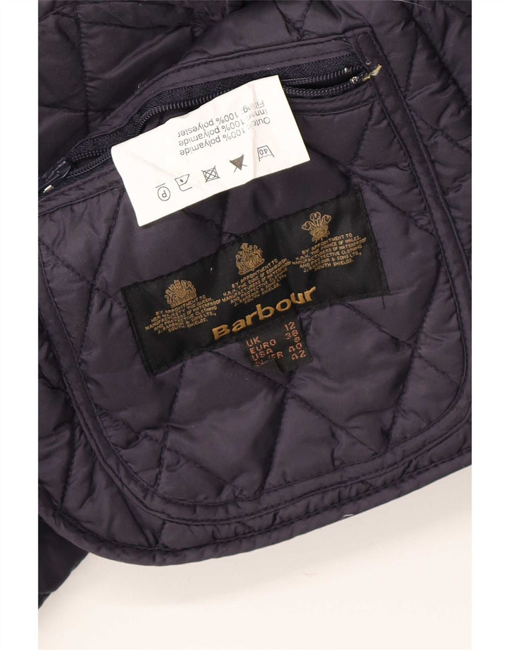 Jachetă matlasată Barbour pentru femei UK 12 Medium bleumarin Poliester