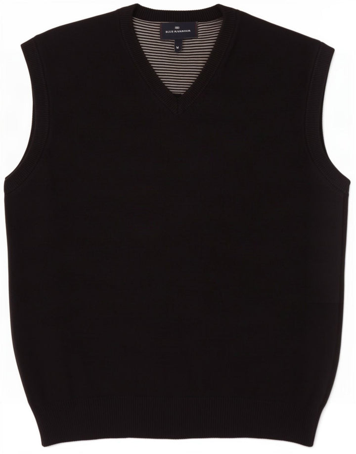 Marks & Spencer pentru bărbați Blue Harbour Vest Tank Top Bumbac mediu bleumarin