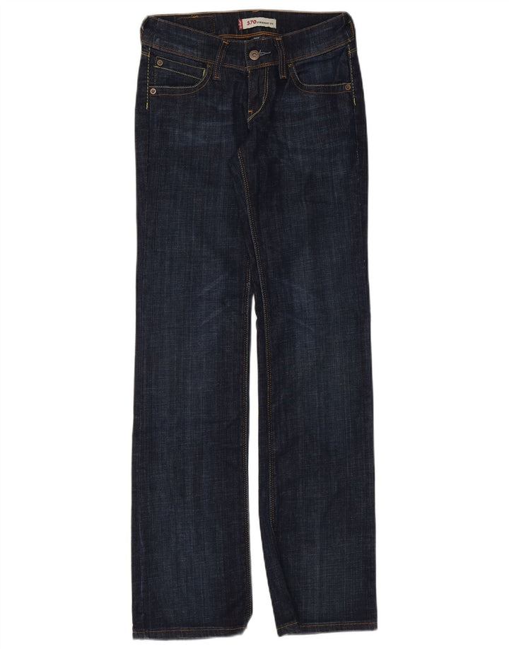 Blugi drepti 570 pentru femei Levi's W26 L32 bumbac bleumarin