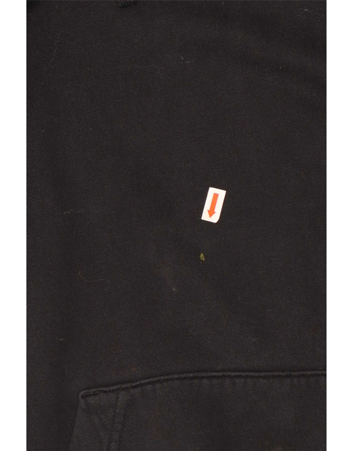 Pulover Nike pentru bărbați, bumbac mare, negru