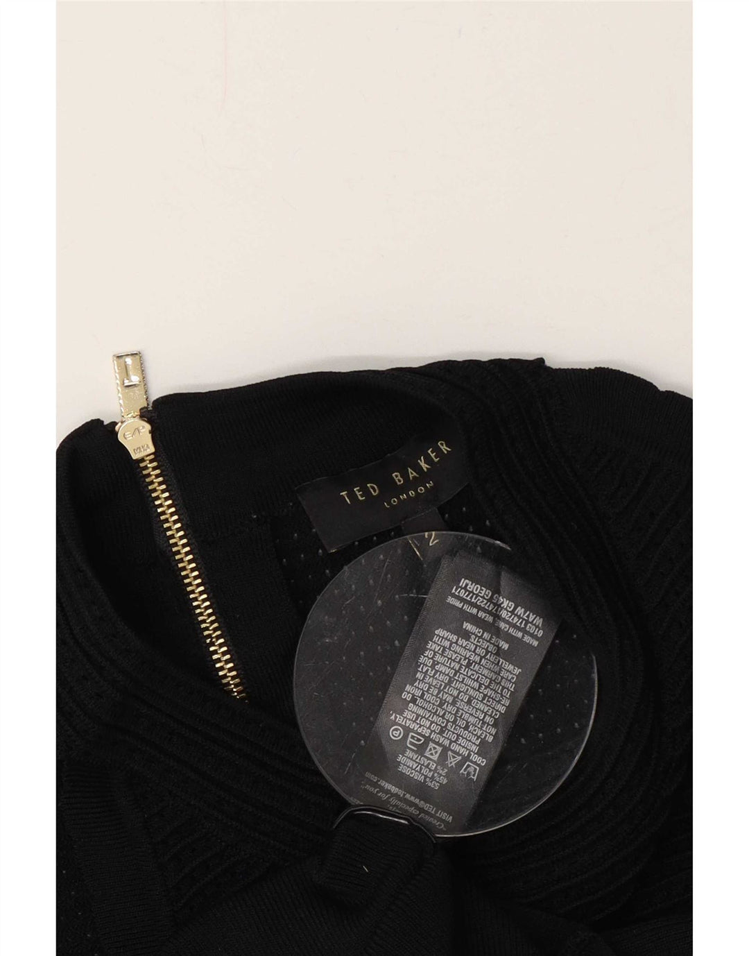 Bluză pentru femei Ted Baker Mărimea top 2 Mic Negru Viscoză