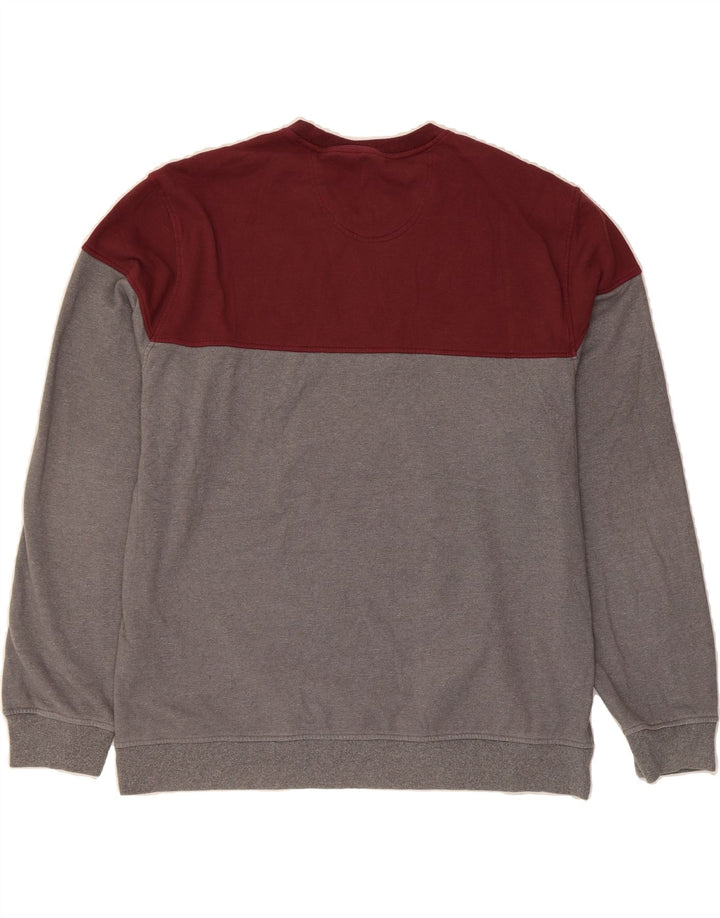 Pulover IZOD pentru bărbați, elastic, 2XL, gri, poliester color bloc