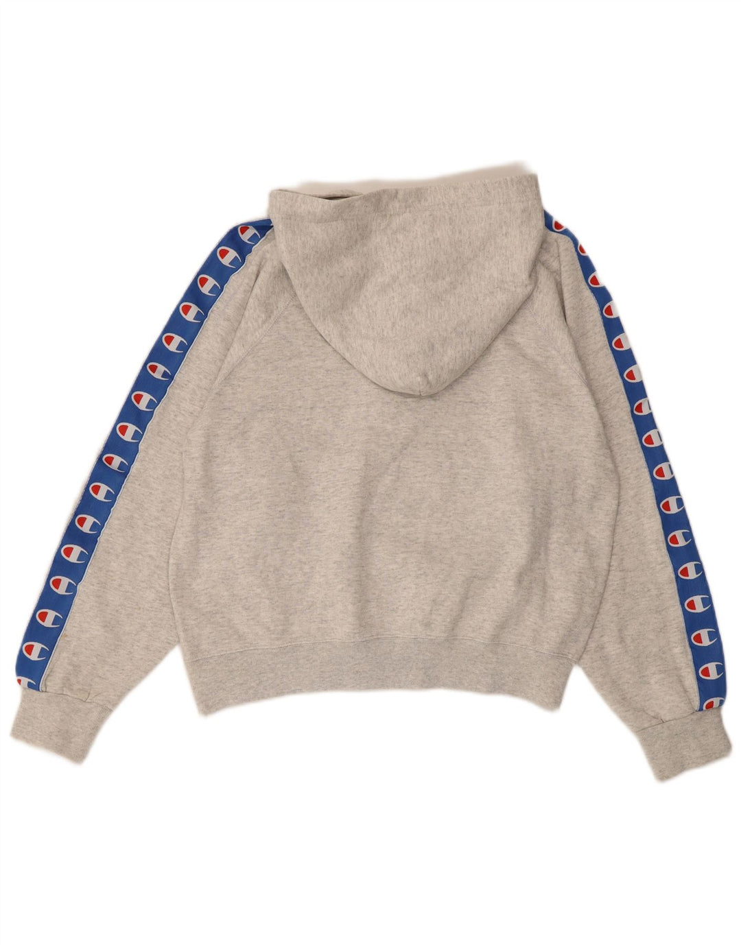 Pulover supradimensionat pentru femei CHAMPION cu glugă cu grafică UK 10, gri mic