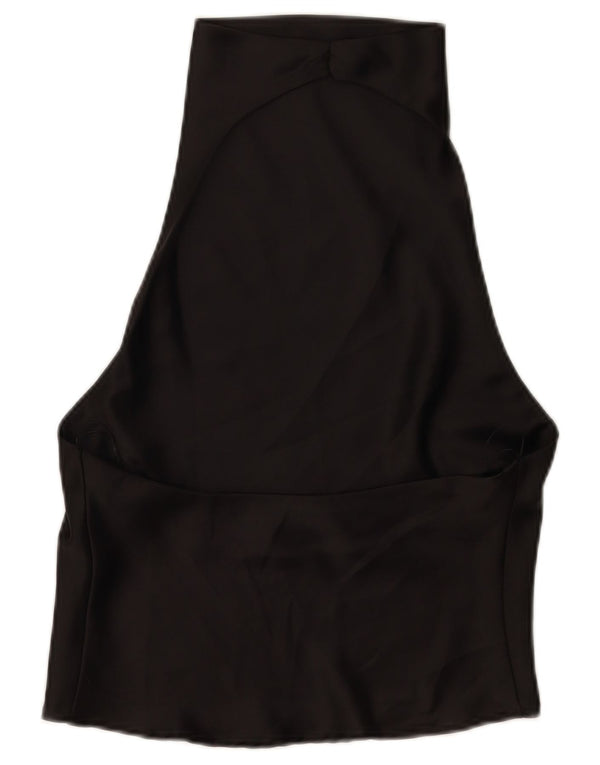 Top Halter pentru femei Zara UK 10 Small Black