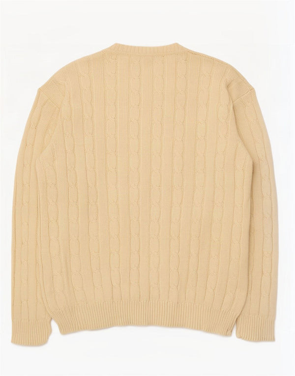 Cardigan Vintage pentru bărbați, XL, bumbac, bej