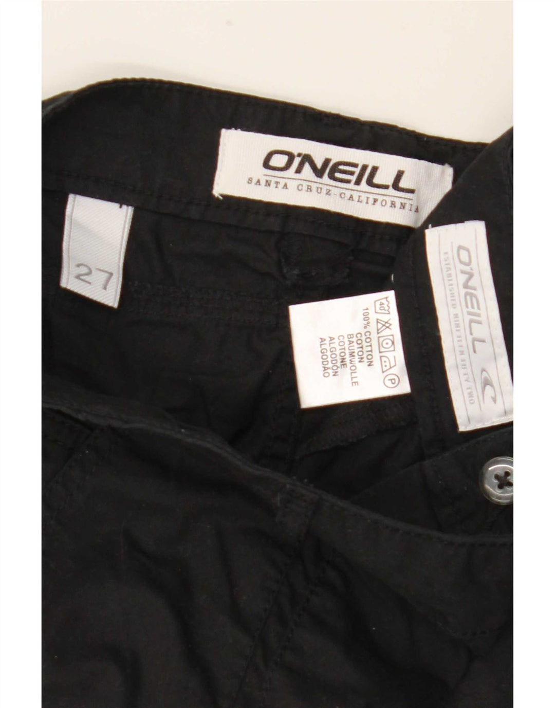 Pantaloni scurți chino pentru bărbați O'Neill W27 XS bumbac negru